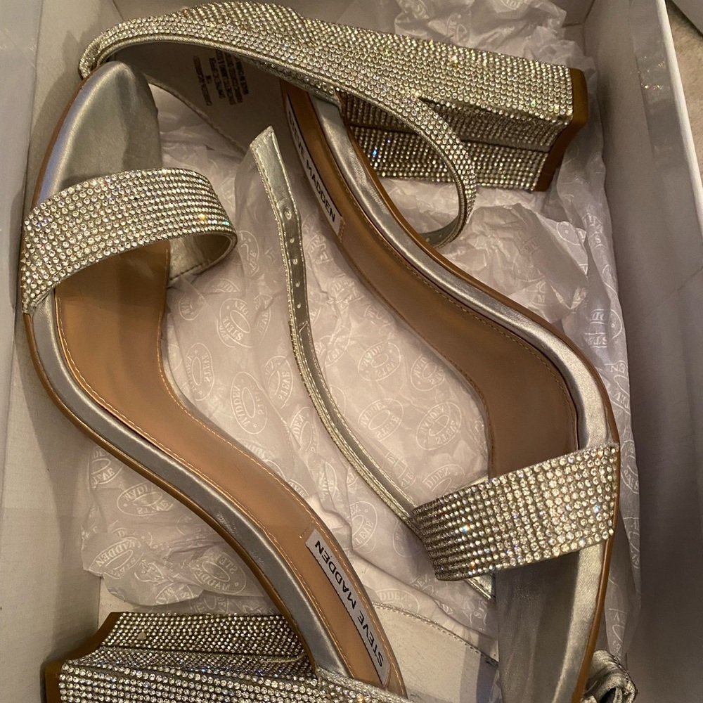 Steven Madden Crystal Heels Sz 11